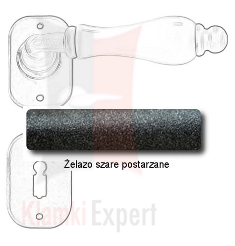 Żelazo szare postarzane