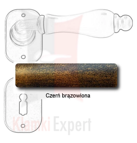 Czerń brązowiona
