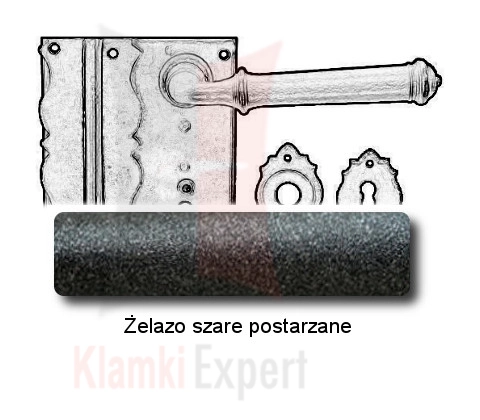 Żelazo szare postarzane