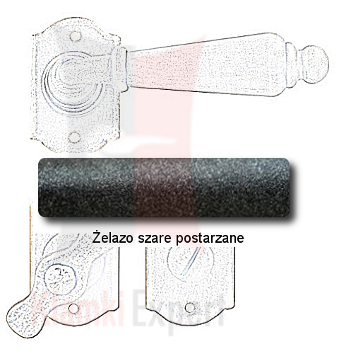 Żelazo szare postarzane