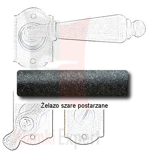 Żelazo szare postarzane