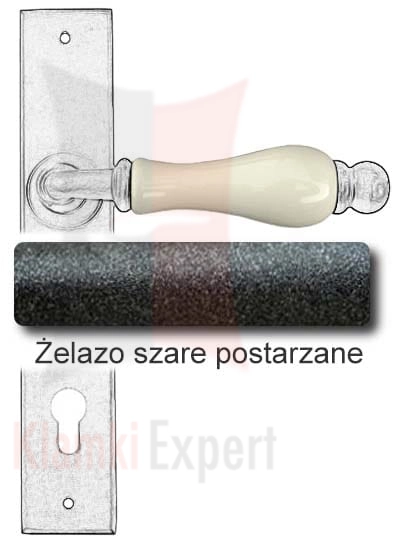 Żelazo szare postarzane