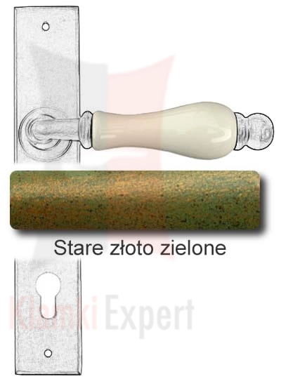 Stare złoto zielone