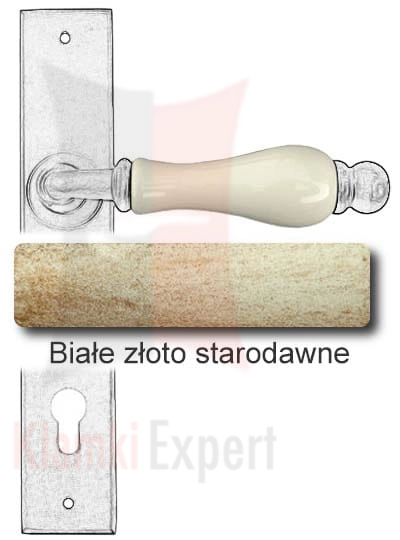 Białe złoto starodawne