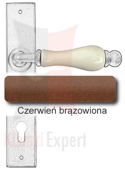 Czerwień brązowiona