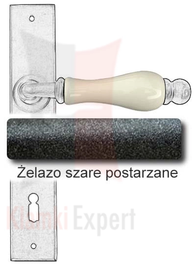 Żelazo szare postarzane