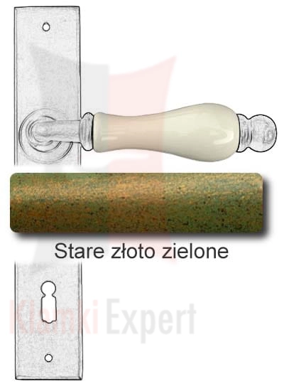 Stare złoto zielone