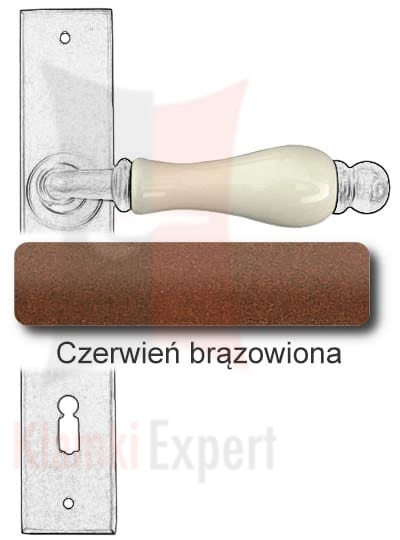 Czerwień brązowiona