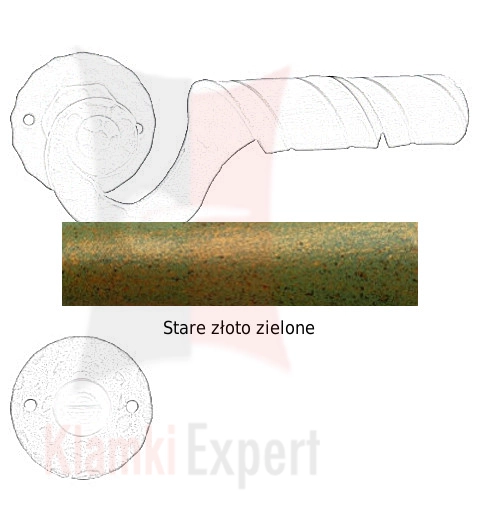 stare złoto zielone