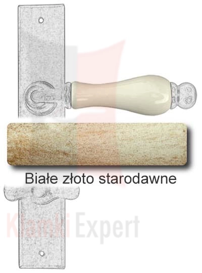 Białe złoto starodawne