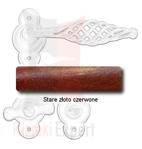 Stare złoto czerwone