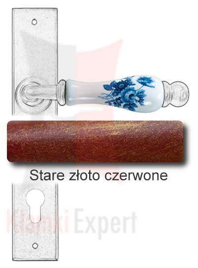 Stare złoto czerwone