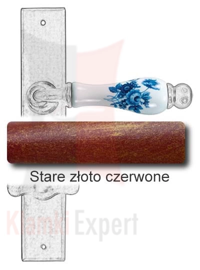Stare złoto czerwone