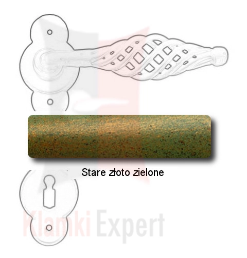Stare złoto zielone