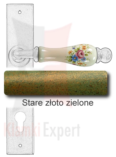 Stare złoto zielone