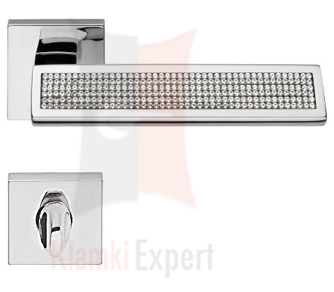 Klamka Riflesso Mesh  z blokadą WC
