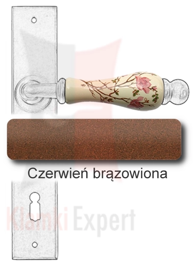 Czerwień brązowiona