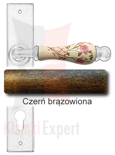 Czerń brązowiona
