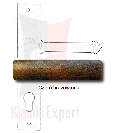 Czerń brązowiona