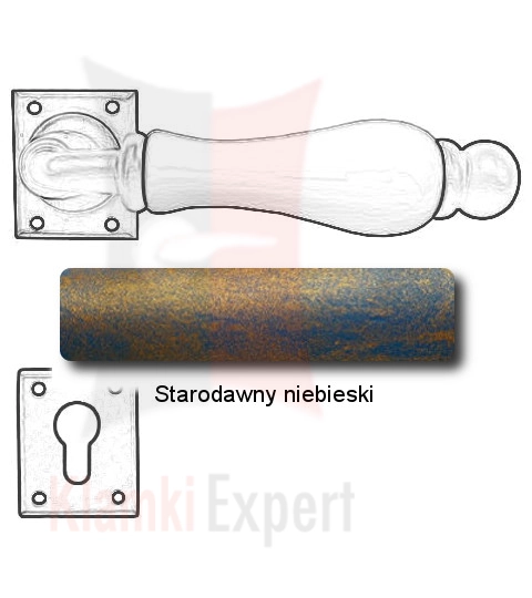 Starodawny niebieski