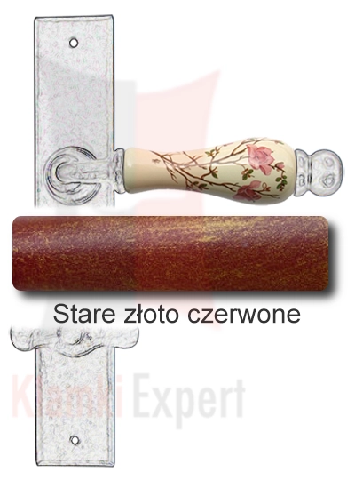 Stare złoto czerwone