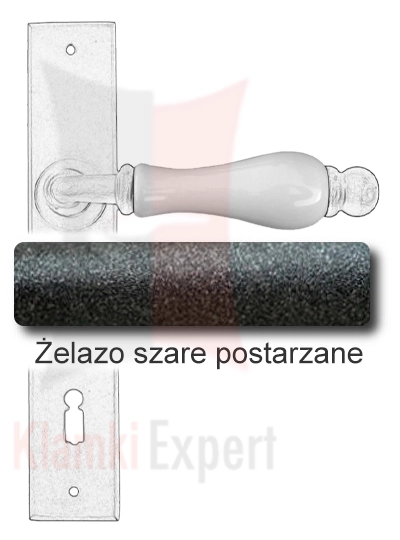 Żelazo szare postarzane