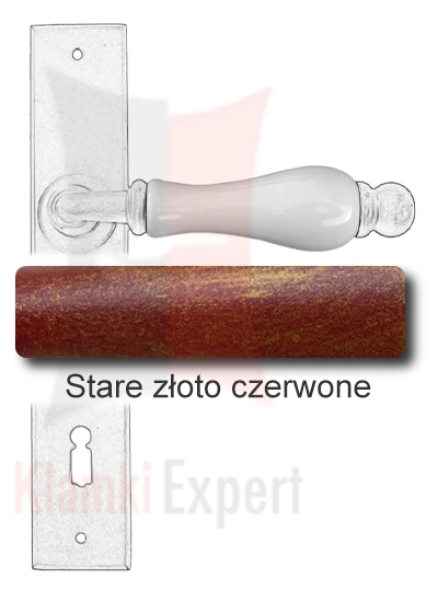 Stare złoto czerwone
