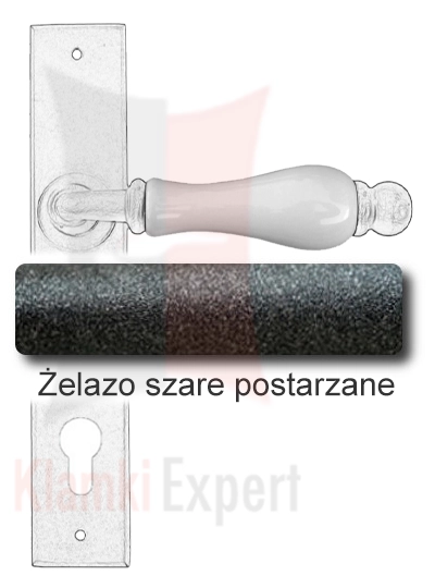 Żelazo szare postarzane