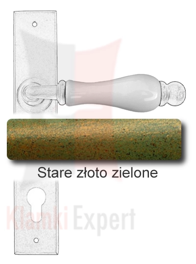 Stare złoto zielone