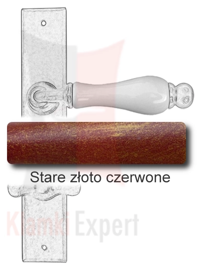 Stare złoto czerwone