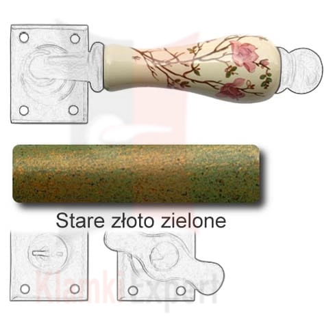 Stare złoto zielone