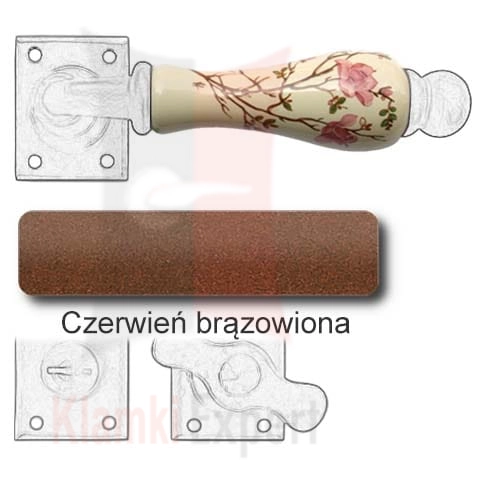 Czerwień brązowiona