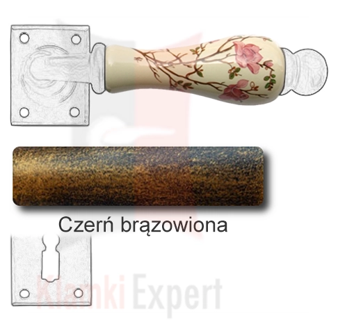 Czerń brązowiona