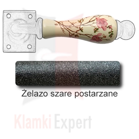 Żelazo szare postarzane