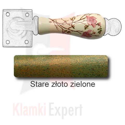 Stare złoto zielone