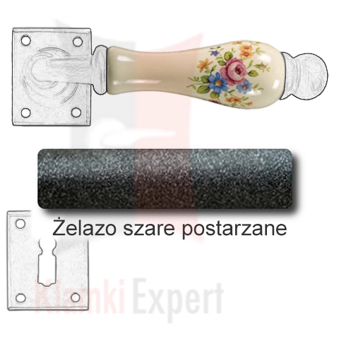 Żelazo szare postarzane