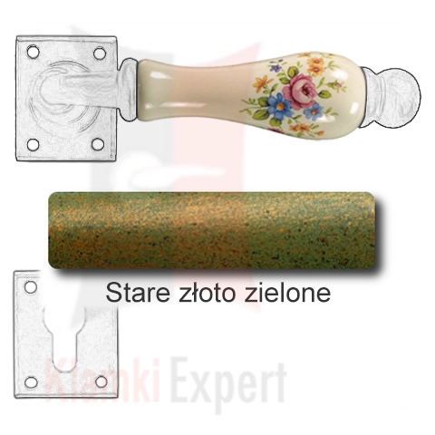 Stare złoto zielone