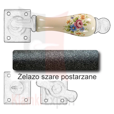 Żelazo szare postarzane