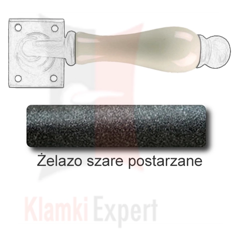 Żelazo szare postarzane
