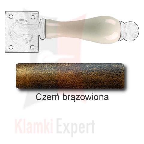 Czerń brązowiona