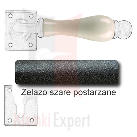 Żelazo szare postarzane