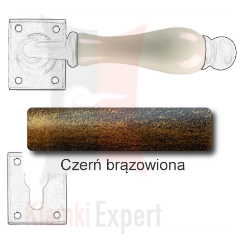 Czerń brązowiona