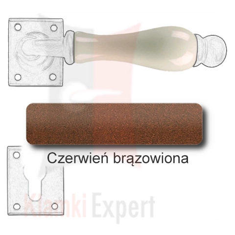 Czerwień brązowiona