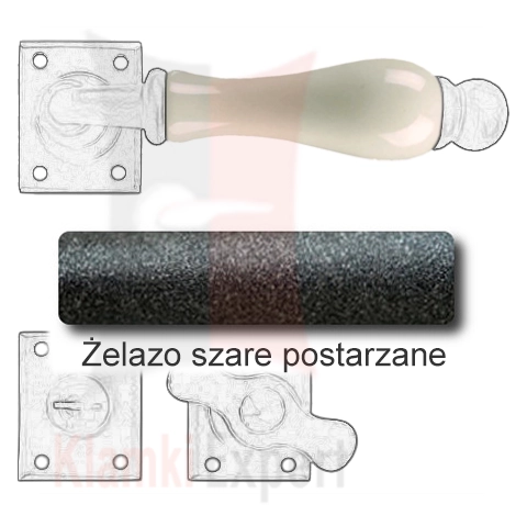 Żelazo szare postarzane