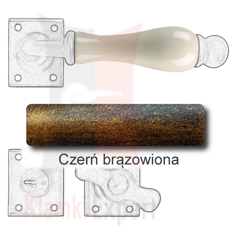 Czerń brązowiona