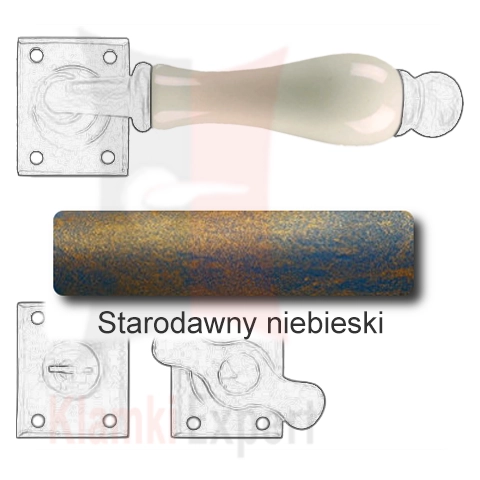 Starodawny niebieski