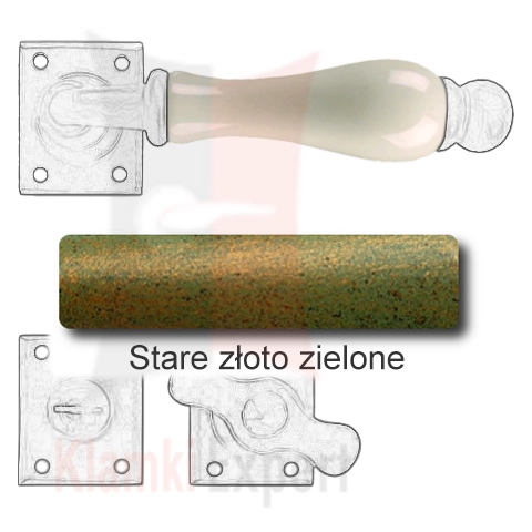 Stare złoto zielone