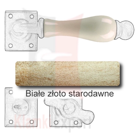 Białe złoto starodawne