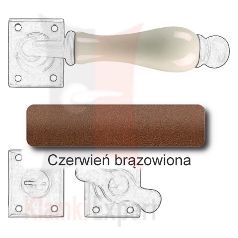 Czerwień brązowiona
