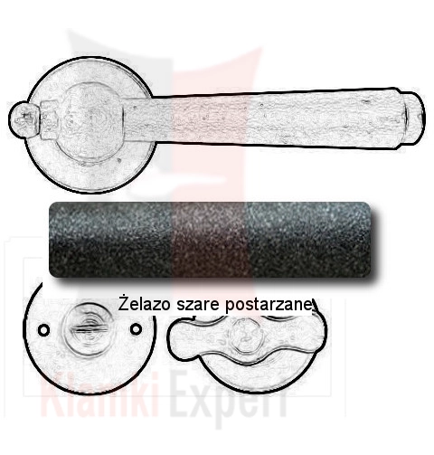 Żelazo szare postarzane